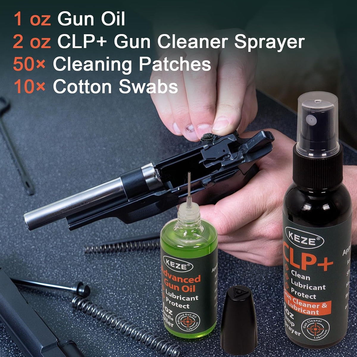 Gun Cleaning Kit CLP Gun Oil and Cleaner